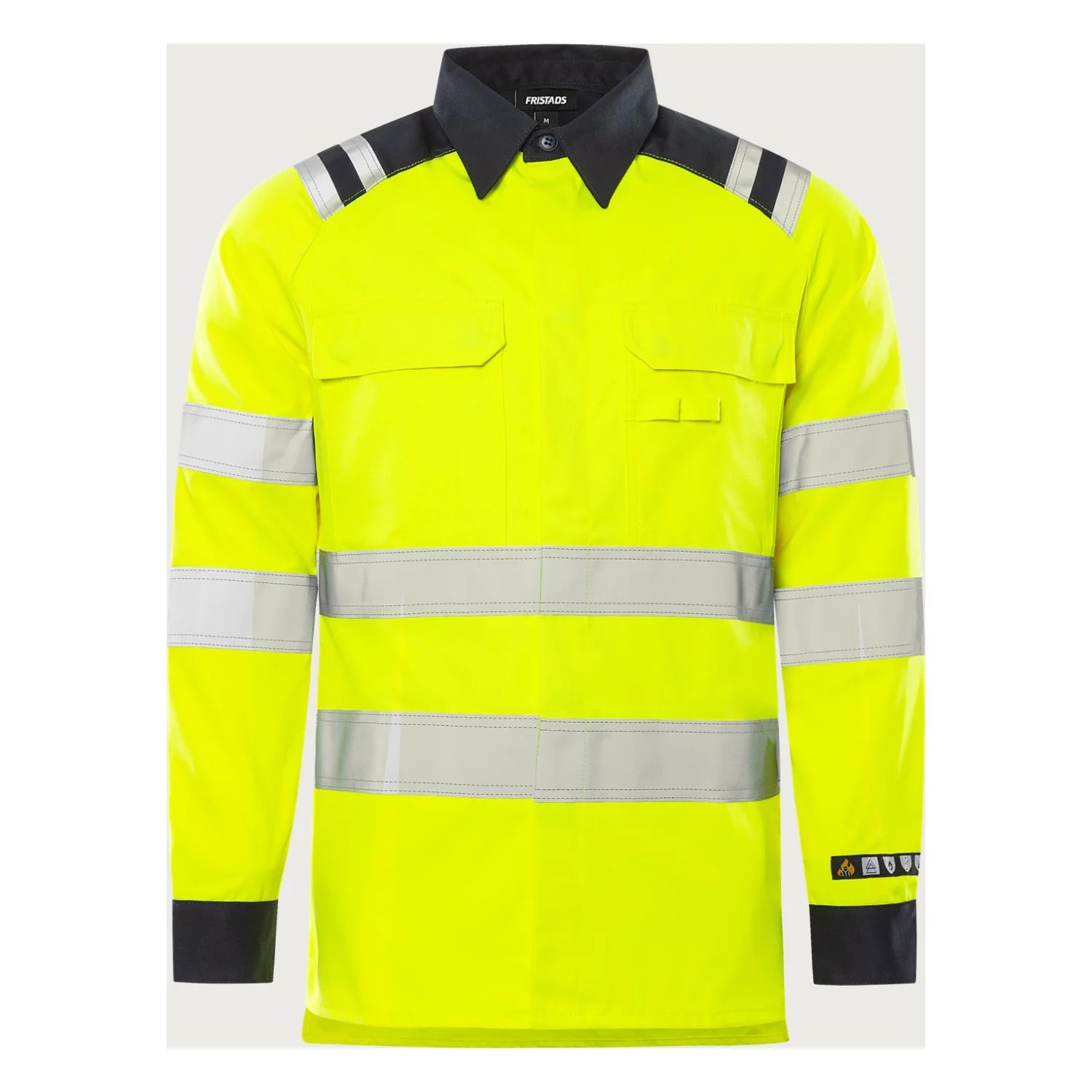 Fristads Flamestat High vis ing cl 3 7050 ATS Hi-Vis sárga/matrózkék