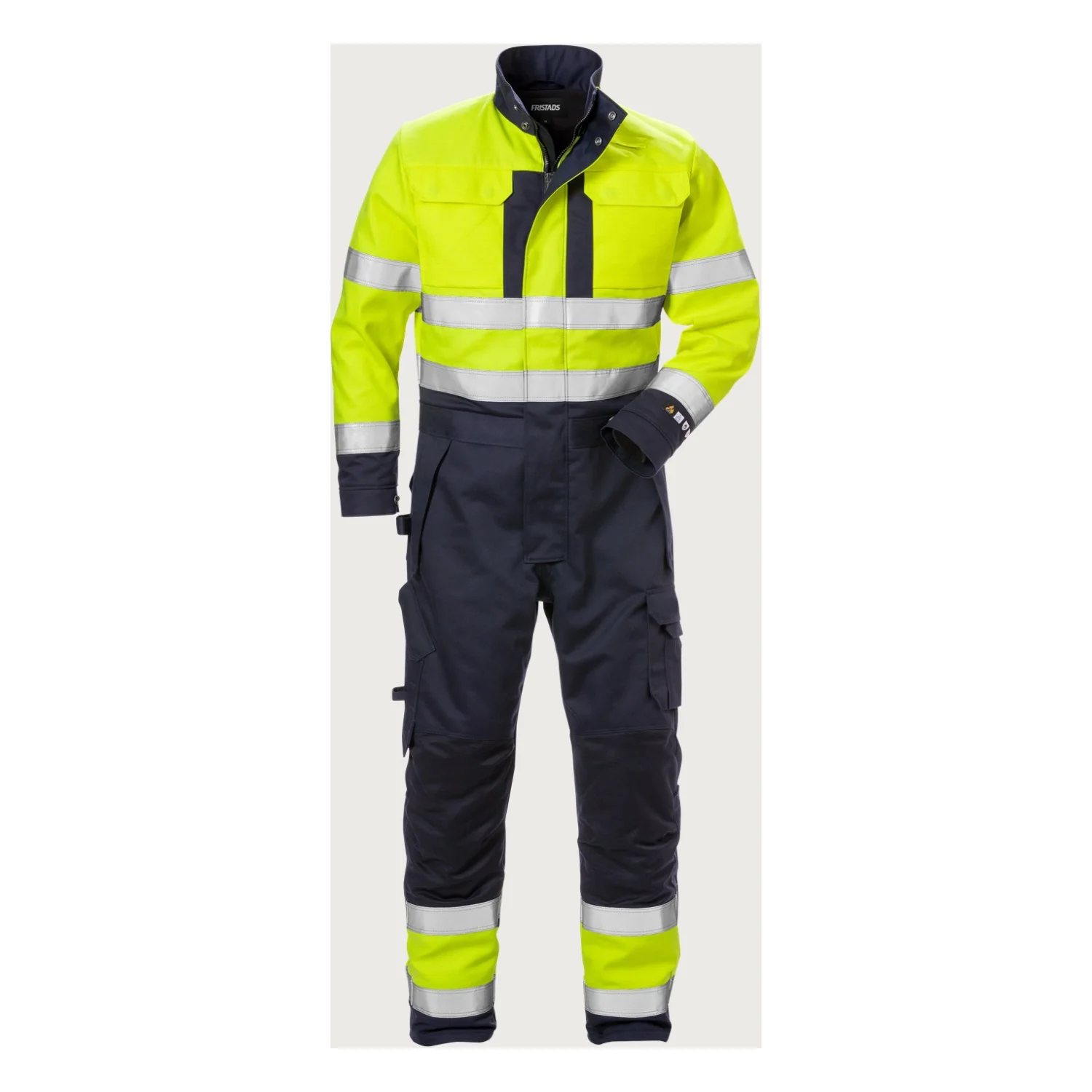 Fristads Flame high vis téli overall cl 3 8088 FLAM Hi-Vis sárga/matrózkék
