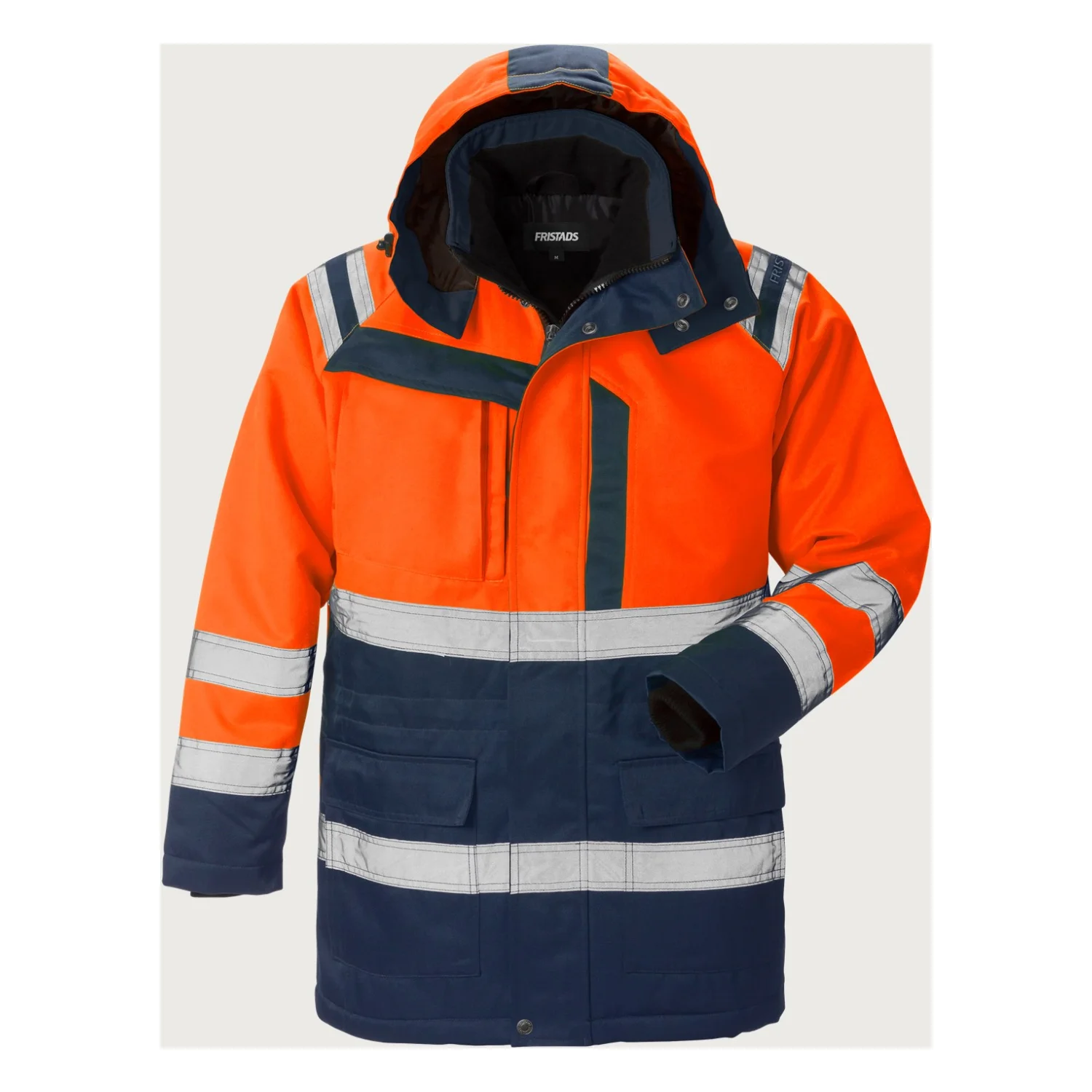 Fristads High vis téli kabát cl 3 4042 PP Hi-Vis narancssárga/matrózkék