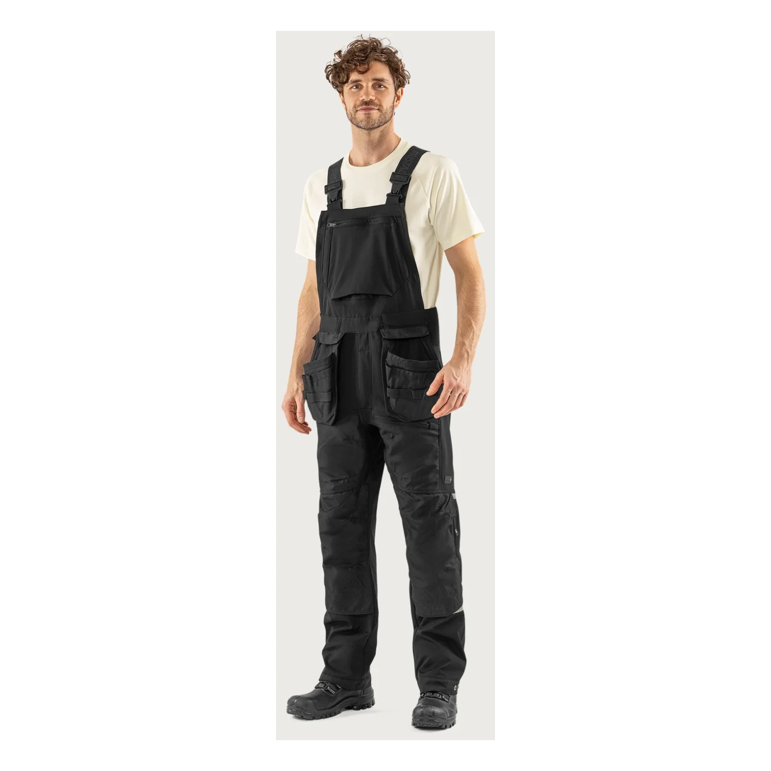 Fristads Craftsman sztreccs kantáros nadrág 1830 GSTT Fekete
