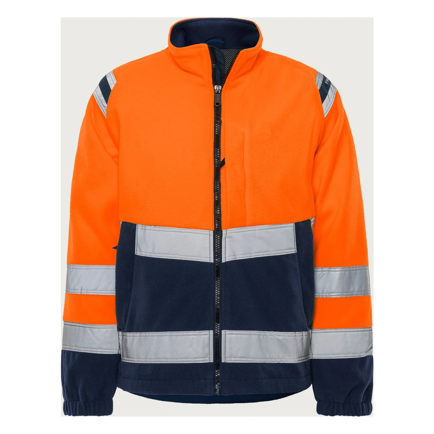 Fristads High vis szélálló polárdzseki cl 3 4041 FE Hi-Vis narancssárga/matrózkék