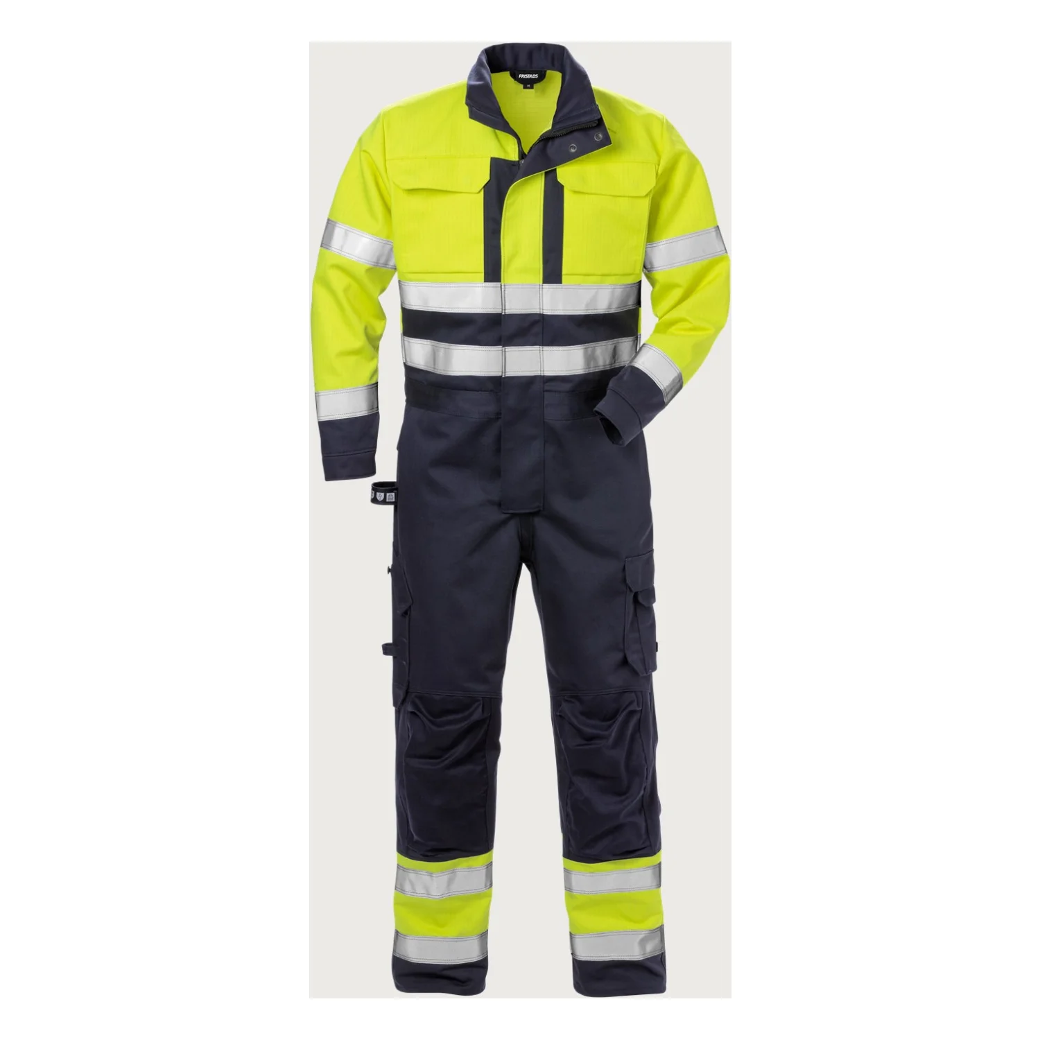 Fristads Flame high vis overall cl 3 8084 FLAM Hi-Vis sárga/matrózkék
