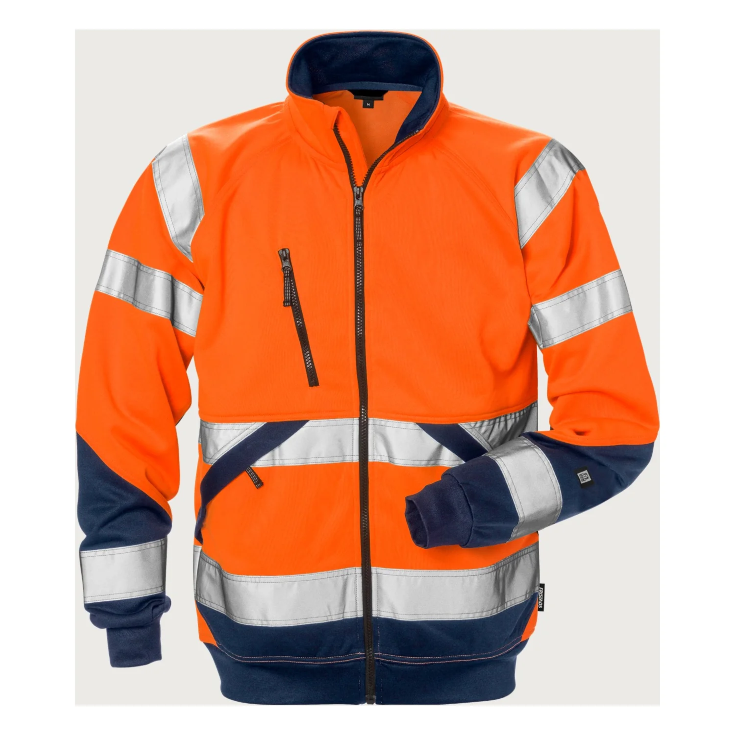 Fristads High vis kardigán cl 3 7426 SHV Hi-Vis narancssárga/matrózkék