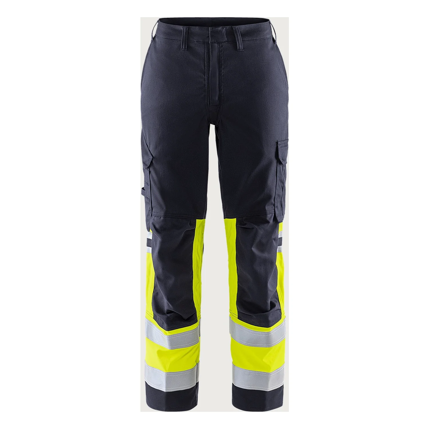 Fristads Flamestat high vis sztreccs nadrág női class 1 2170 ATHF Hi-Vis sárga/matrózkék