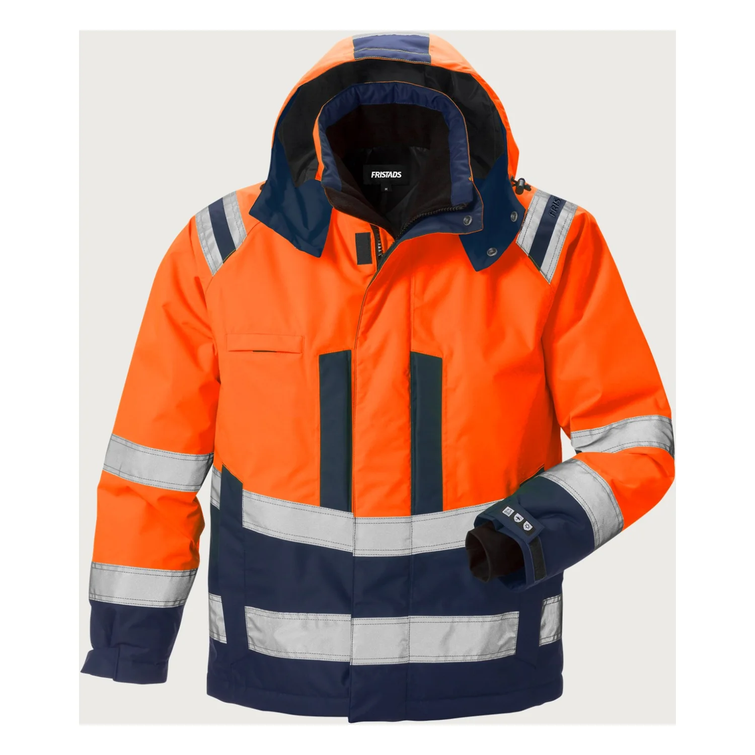 Fristads High vis Airtech® téli dzseki cl 3 4035 GTT Hi-Vis narancssárga/matrózkék
