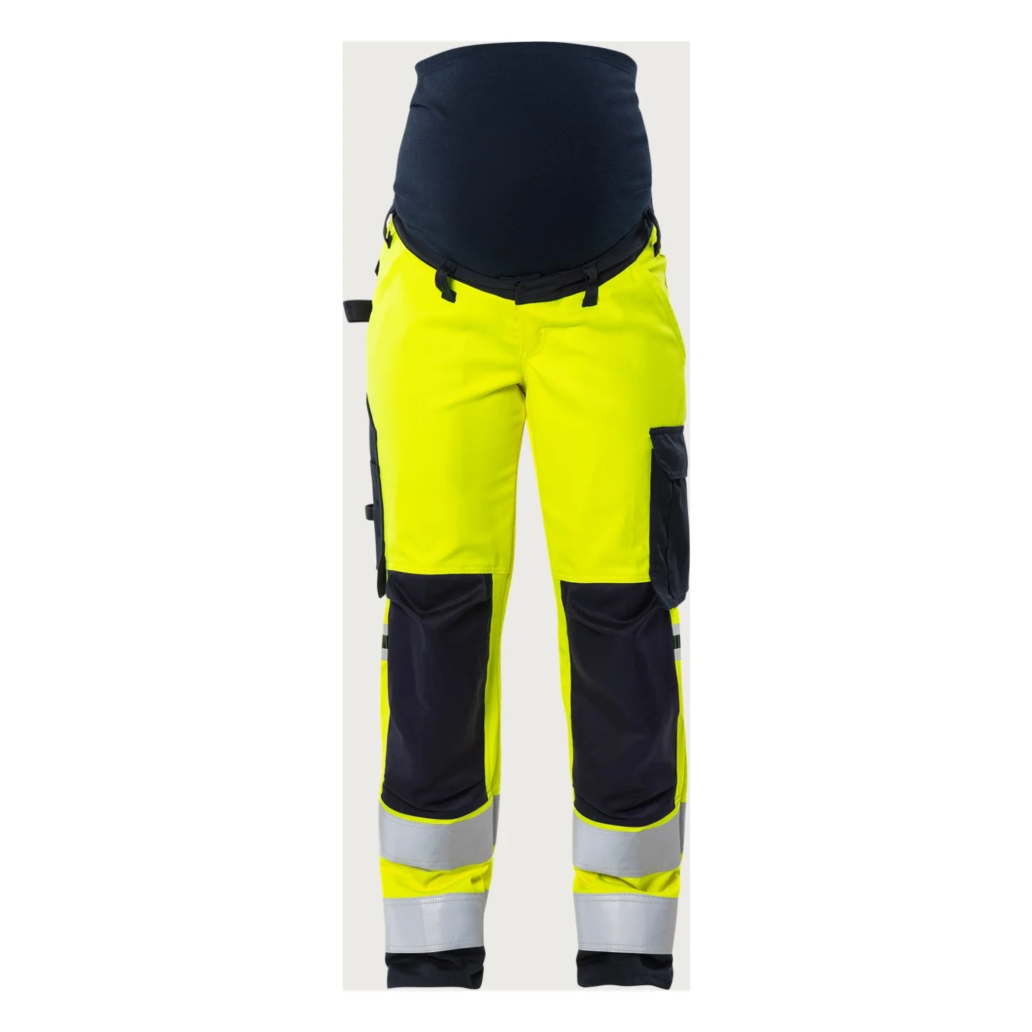Fristads Flamestat high vis sztreccs kismamanadrág class 2 2507 ATHF Hi-Vis sárga/matrózkék