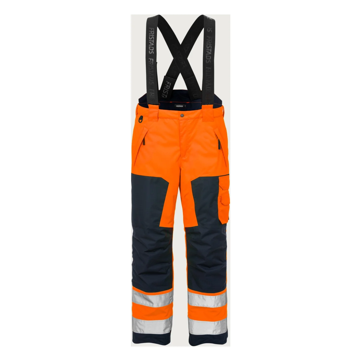 Fristads High vis Airtech® téli nadrág cl 2 2035 GTT Hi-Vis narancssárga/matrózkék