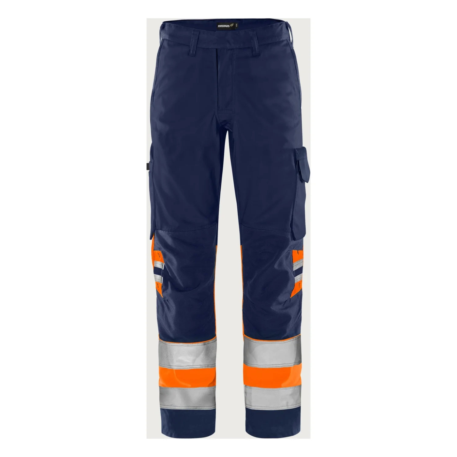 Fristads High vis Green nadrág class 1 2649 GPLU Hi-Vis narancssárga/matrózkék