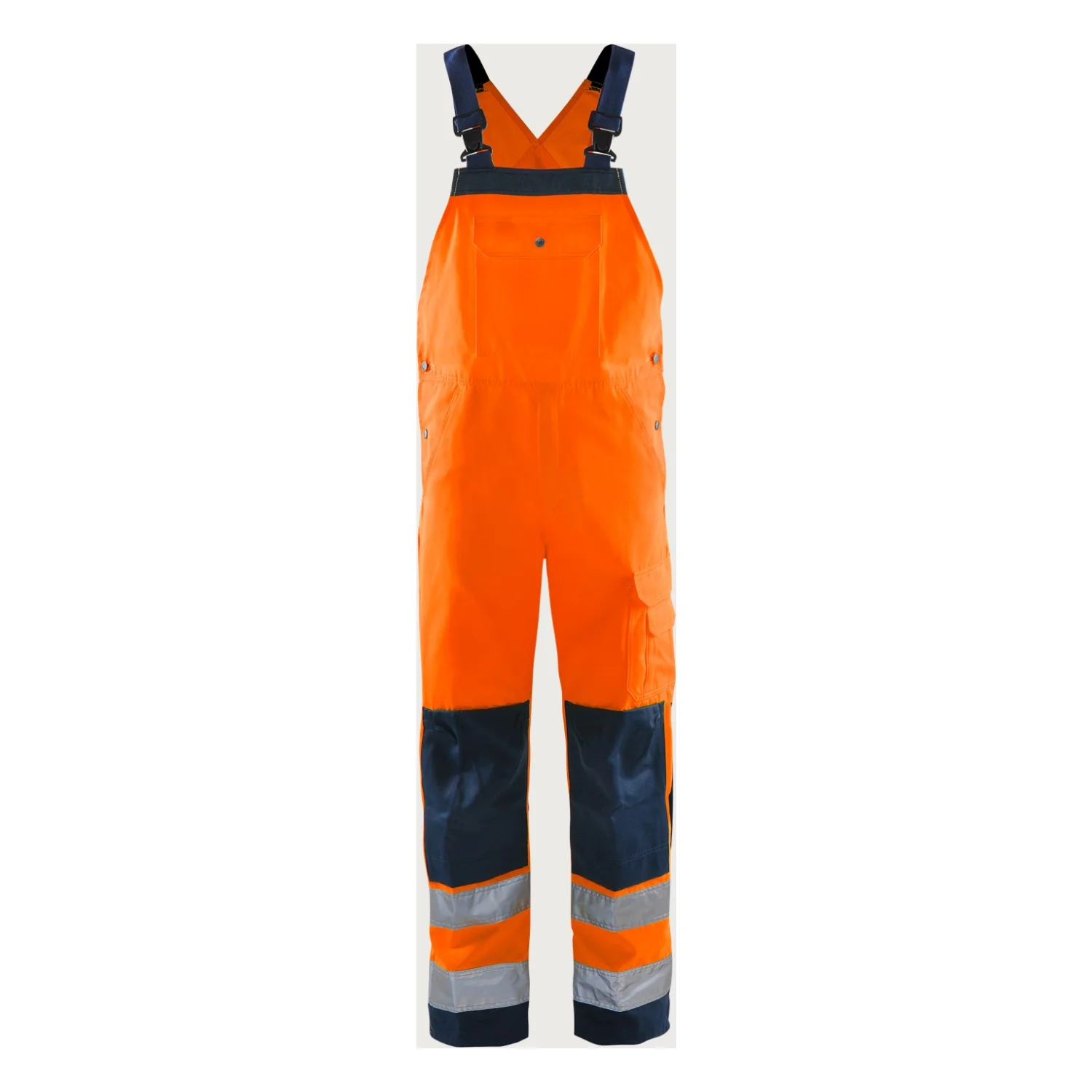 Fristads High vis kantáros nadrág cl 2 1001 TH Hi-Vis narancssárga/matrózkék