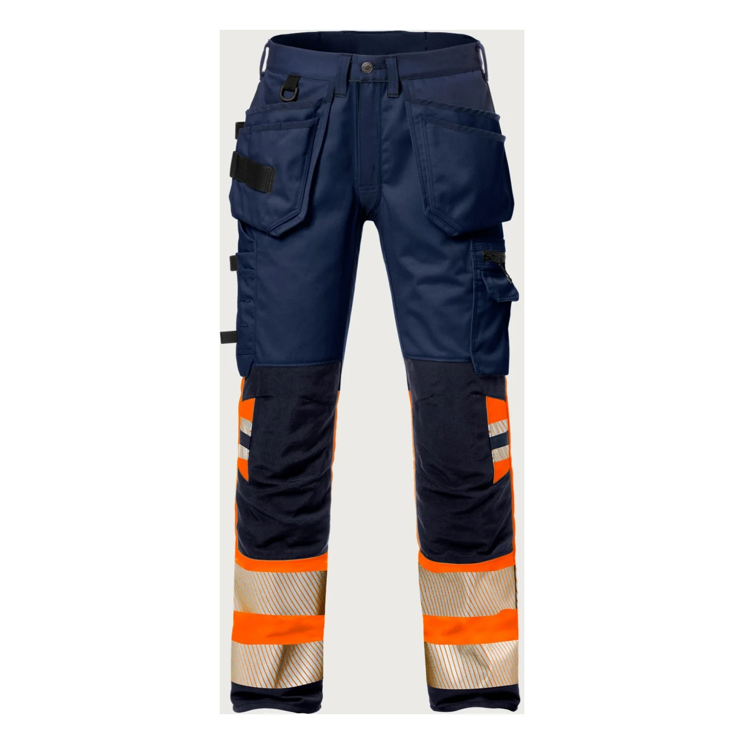 Fristads High vis craftsman sztreccs nadrág cl 1 2706 PLU Hi-Vis narancssárga/matrózkék
