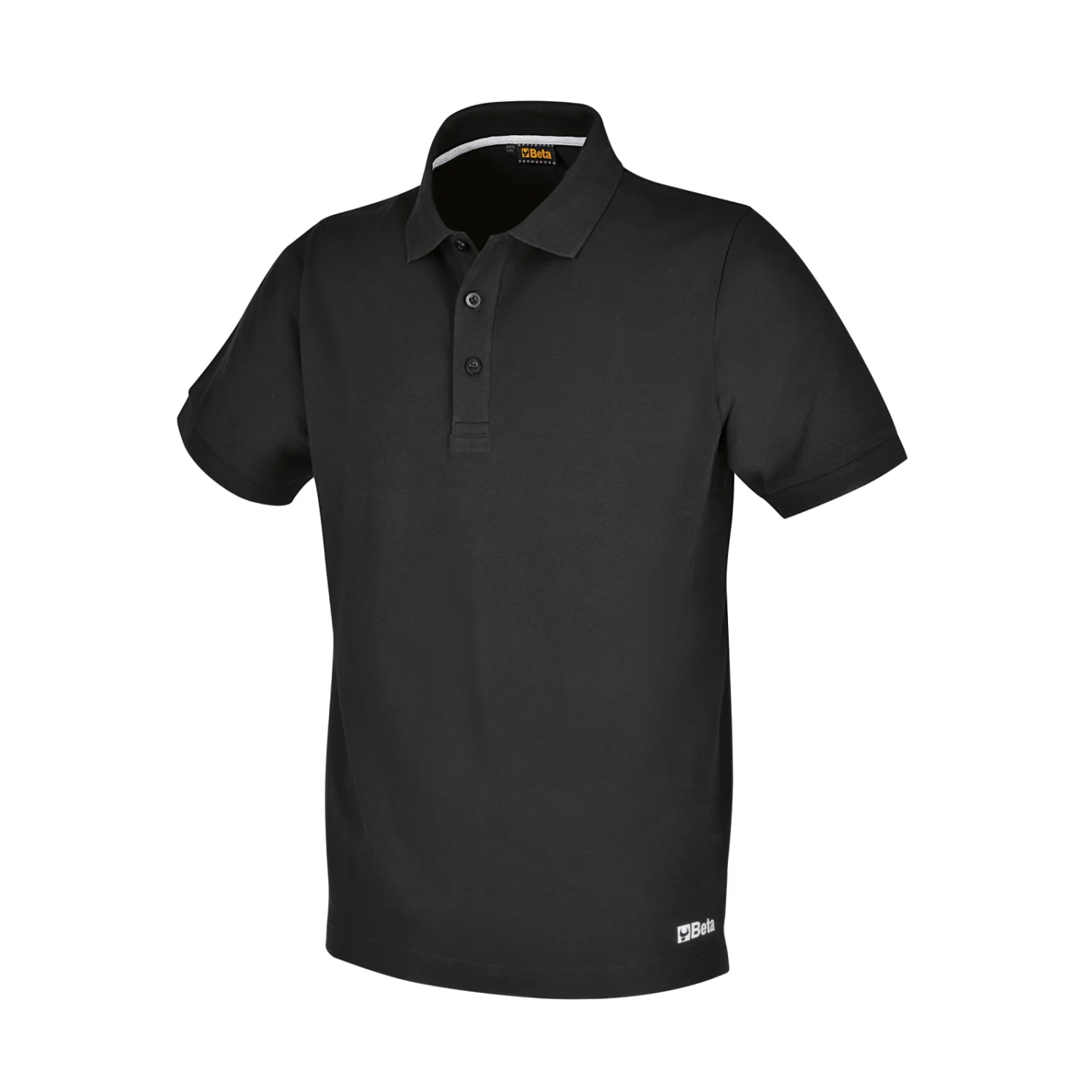 Beta 7552N – Három gombos pólóing, pamut, 200 g/m2, melanzs szürke