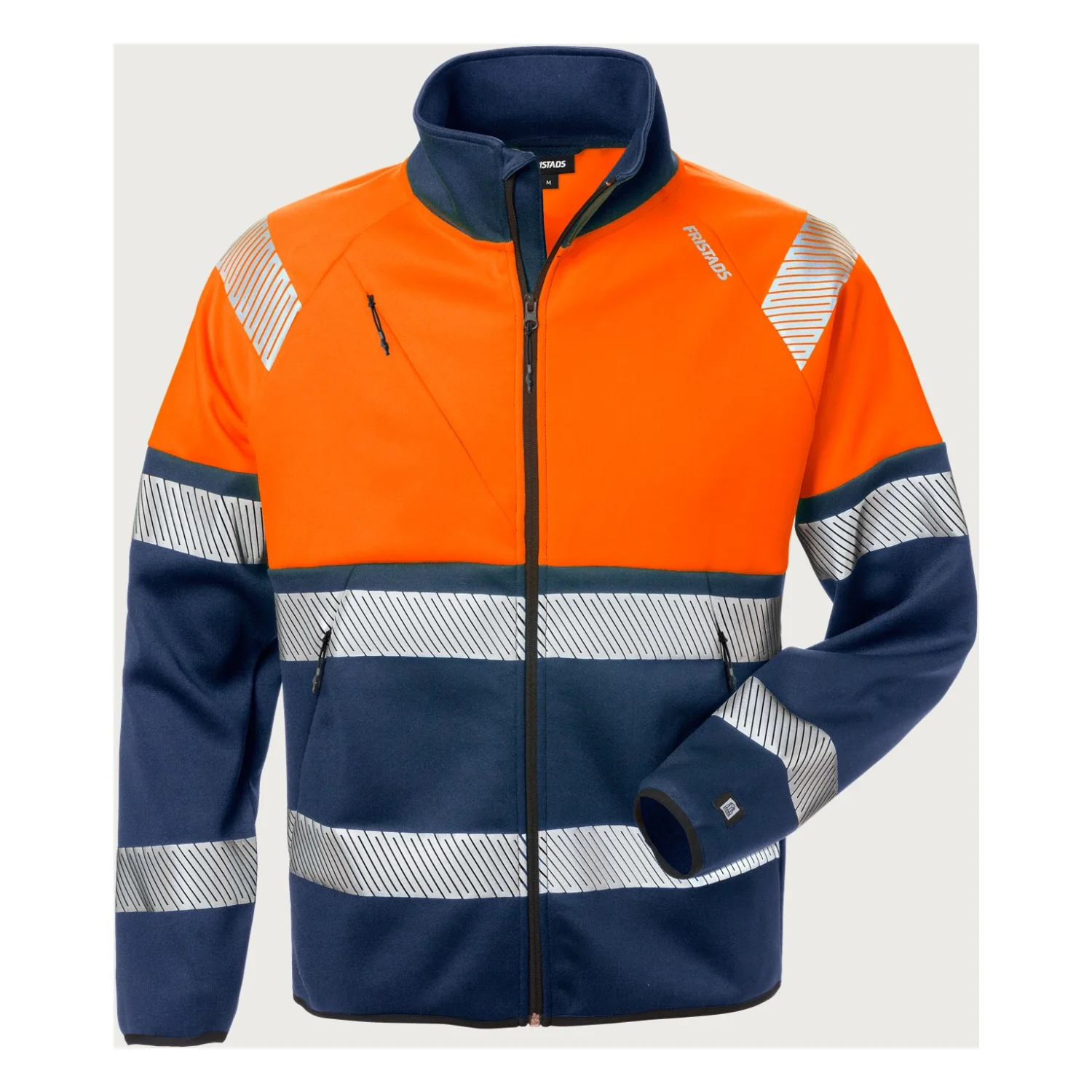 Fristads High vis kardigán cl 1 4517 SSL Hi-Vis narancssárga/matrózkék