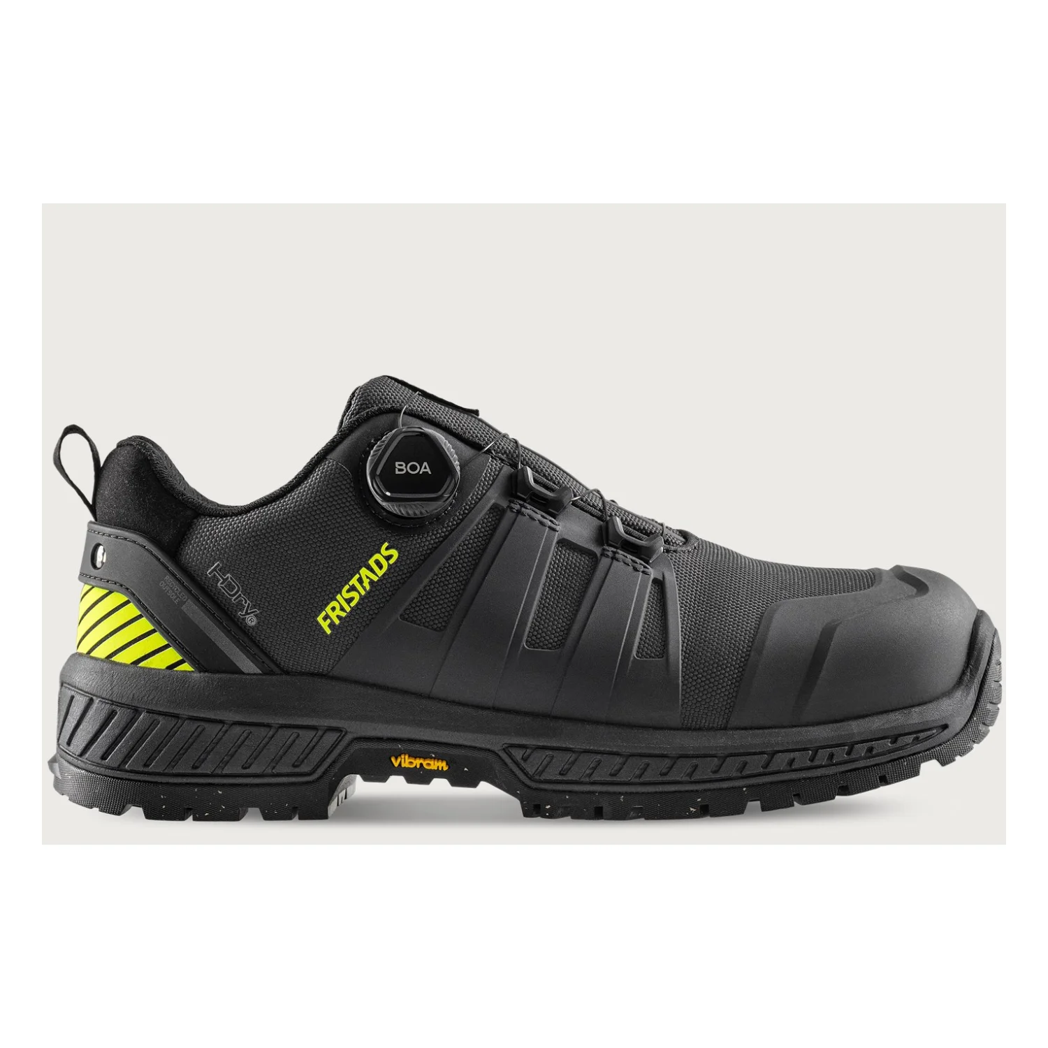 Fristads ComfortStep Védőcipő vízálló S7S Alacsony Antracitszürke/Neonsárga