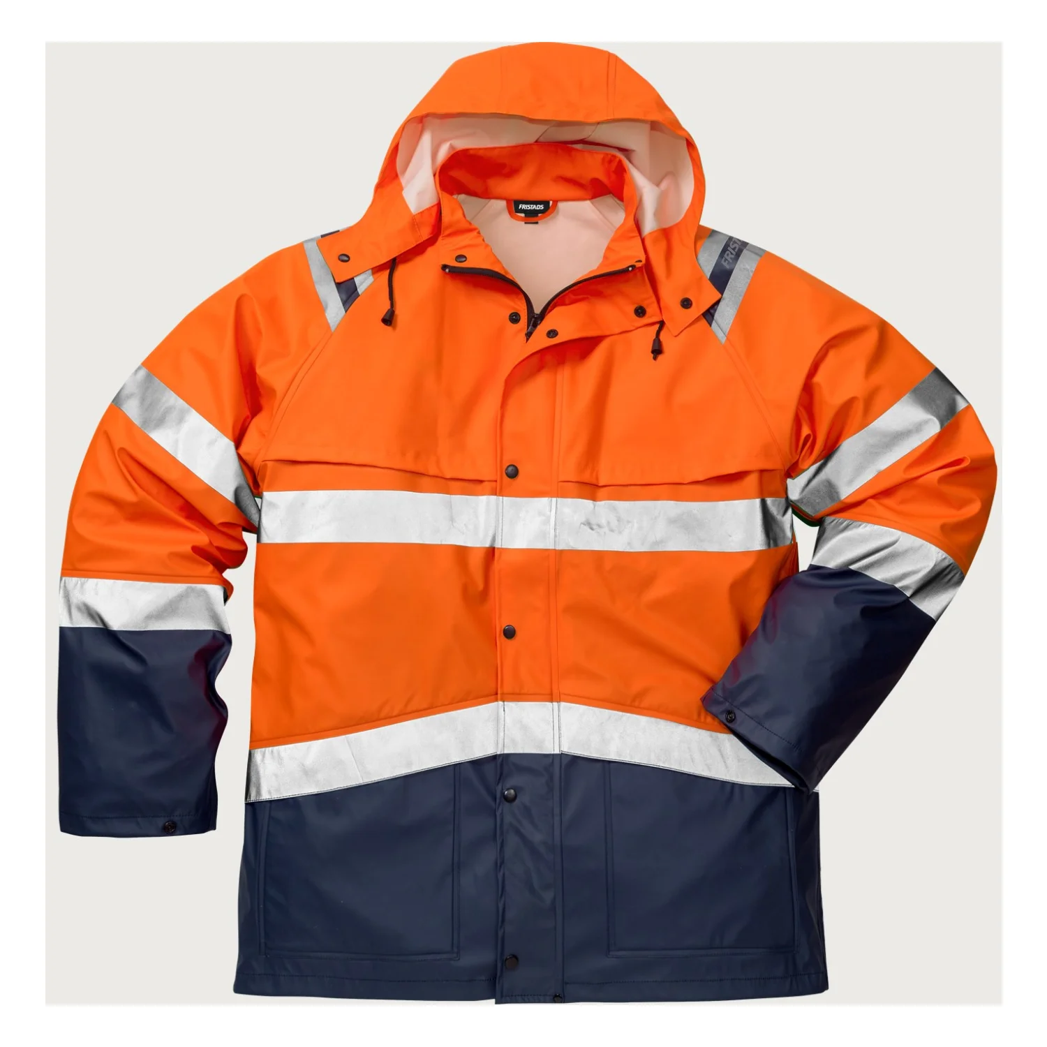 Fristads High vis esődzseki cl 3 4624 RS Hi-Vis narancssárga/matrózkék