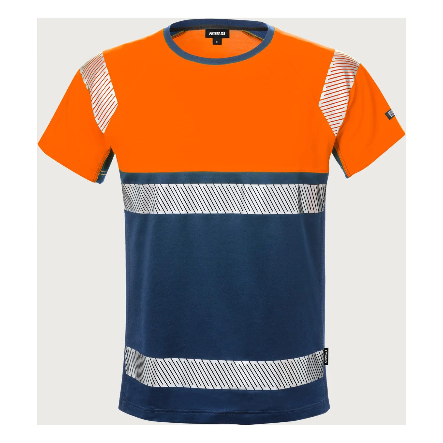 Fristads High vis póló cl 1 7518 THV Hi-Vis narancssárga/matrózkék