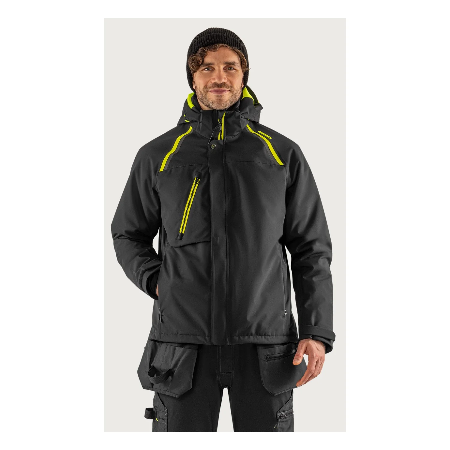 Fristads PrimaLoft® sztreccs téli dzseki 4873 GLPS Fekete