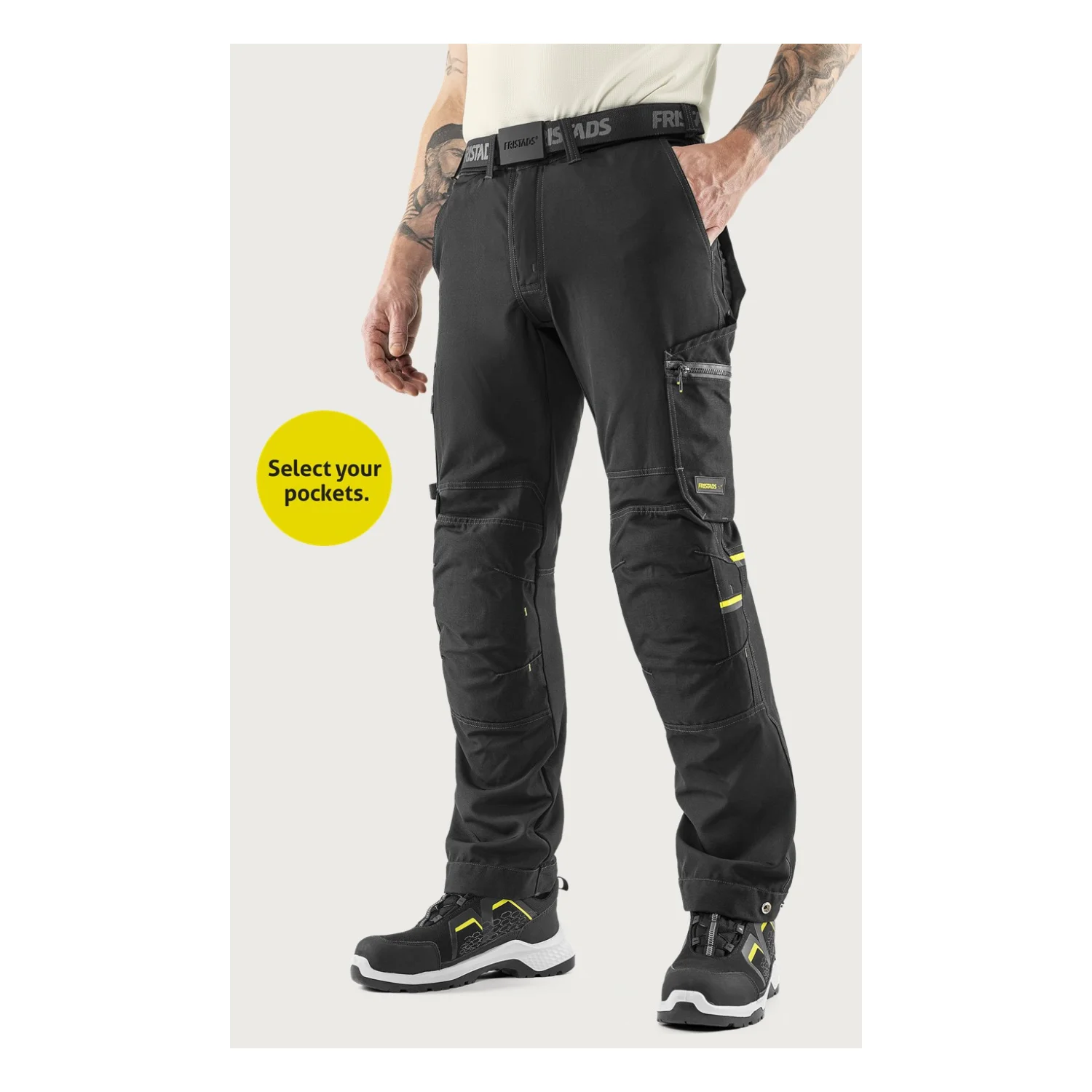 Fristads Flex craftsman sztreccs nadrág 2801 GHST Fekete