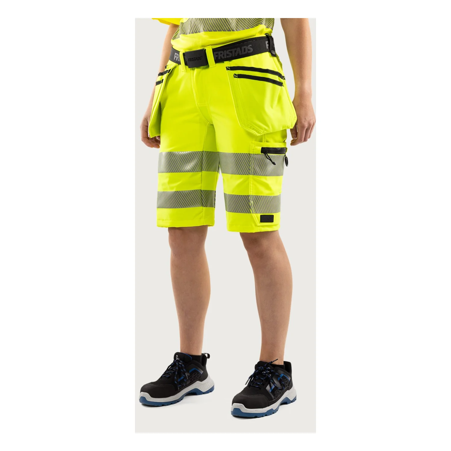 Fristads High vis szakiparos sztreccs rövidnadrág női class 1 2667 GSTP Hi-Vis sárga