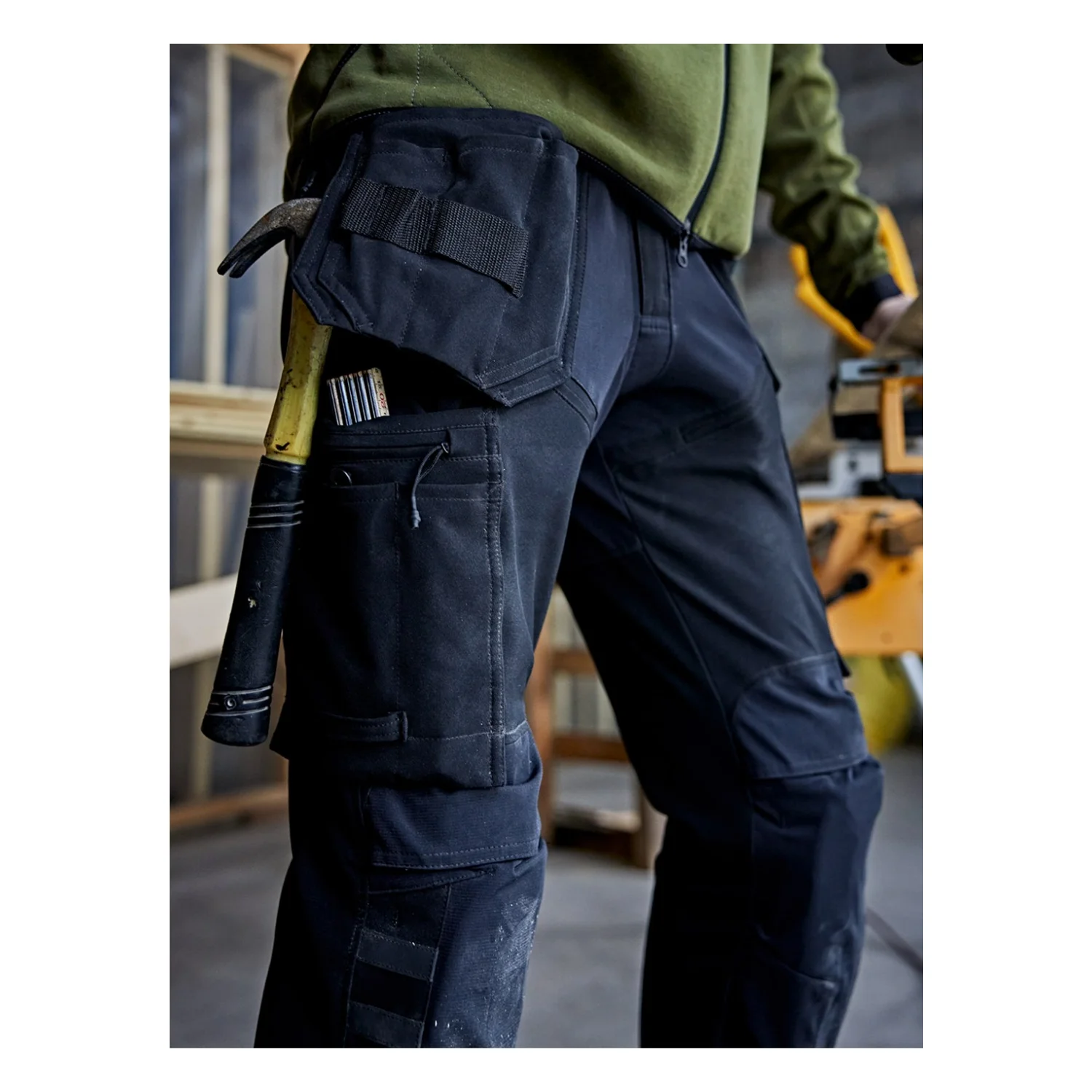 Fristads Craftsman sztreccs nadrág 2596 GLWS Fekete