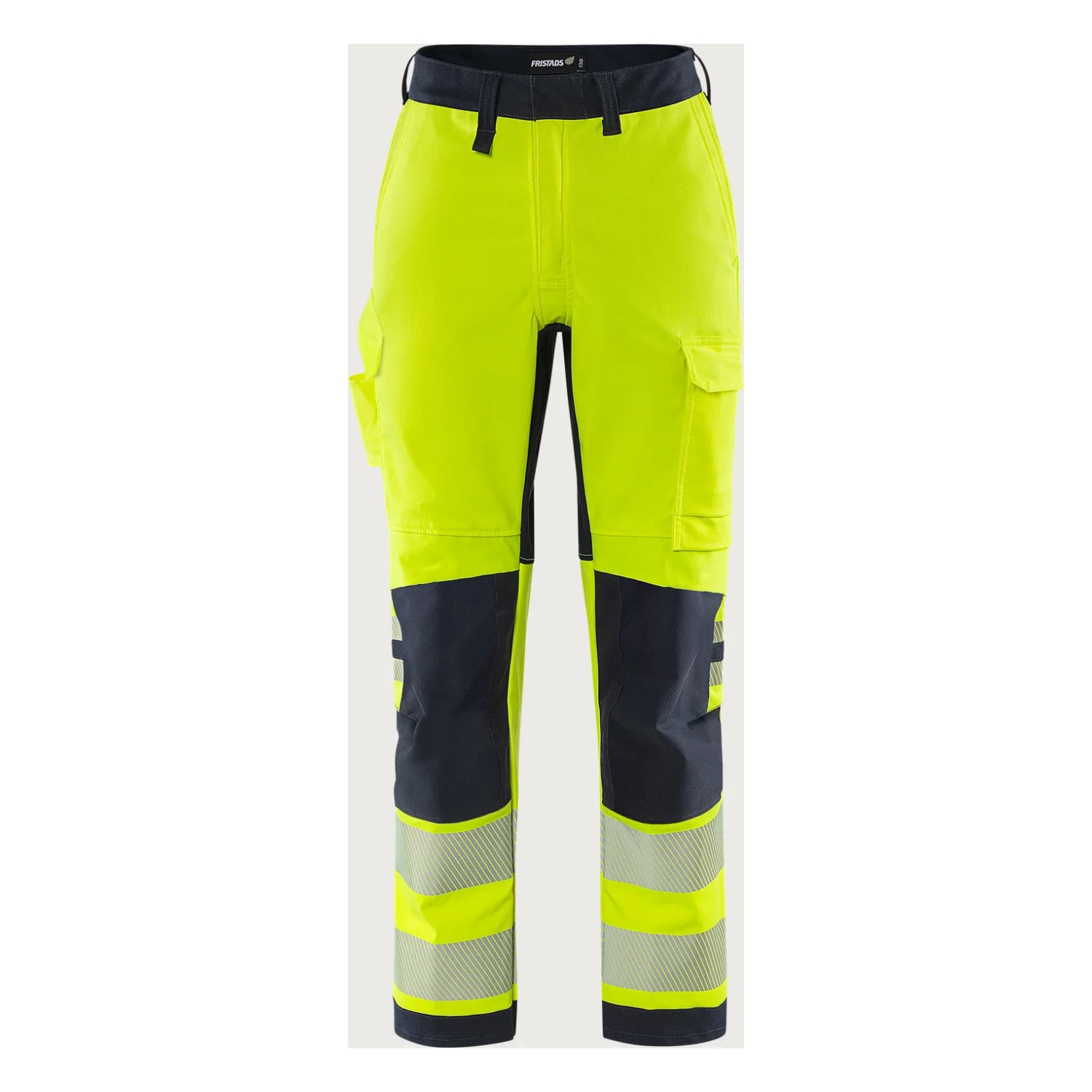 Fristads Flamestat Green high vis sztreccs nadrág női class 2 2957 GFS Hi-Vis sárga/matrózkék