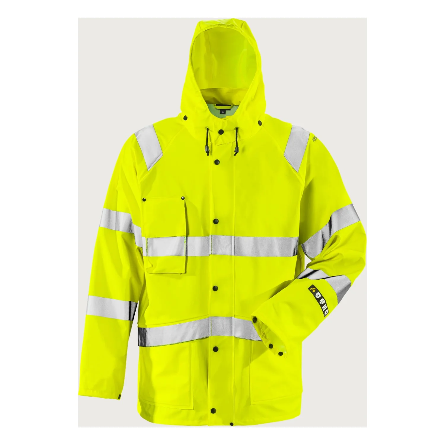 Fristads Flame high vis esődzseki cl 3 4845 RSHF Hi-Vis sárga