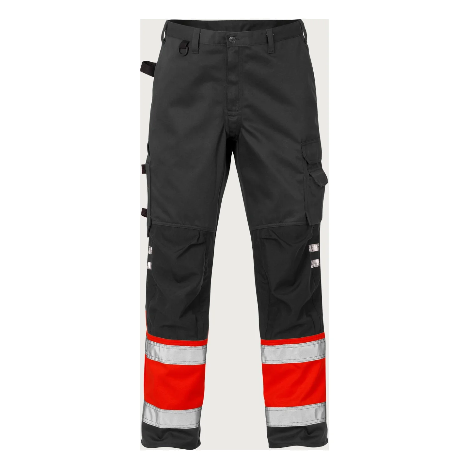 Fristads High vis nadrág cl 1 2032 PLU Hi-Vis piros/fekete