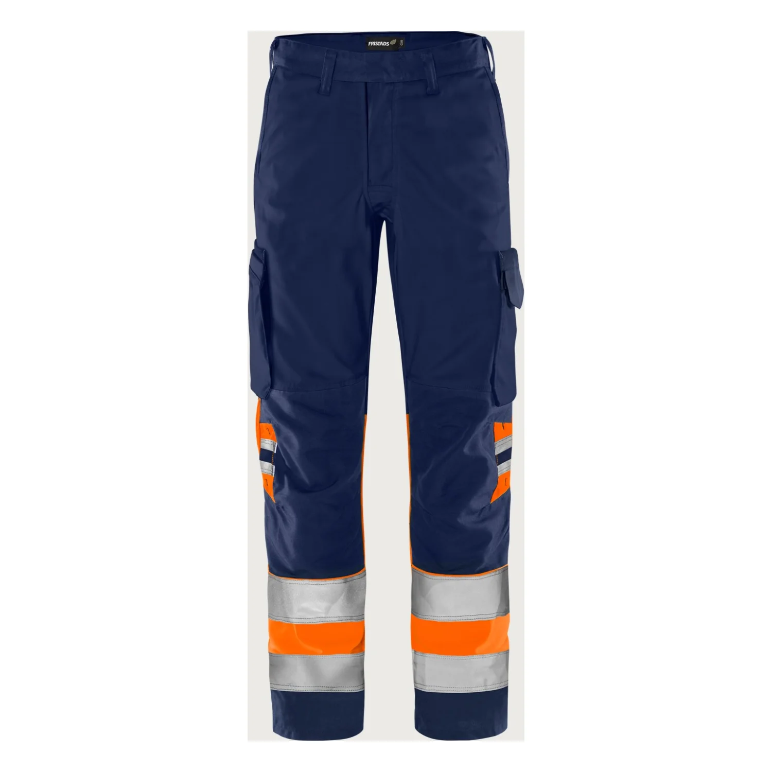 Fristads High vis Green nadrág class 1 2668 GPLU Hi-Vis narancssárga/matrózkék