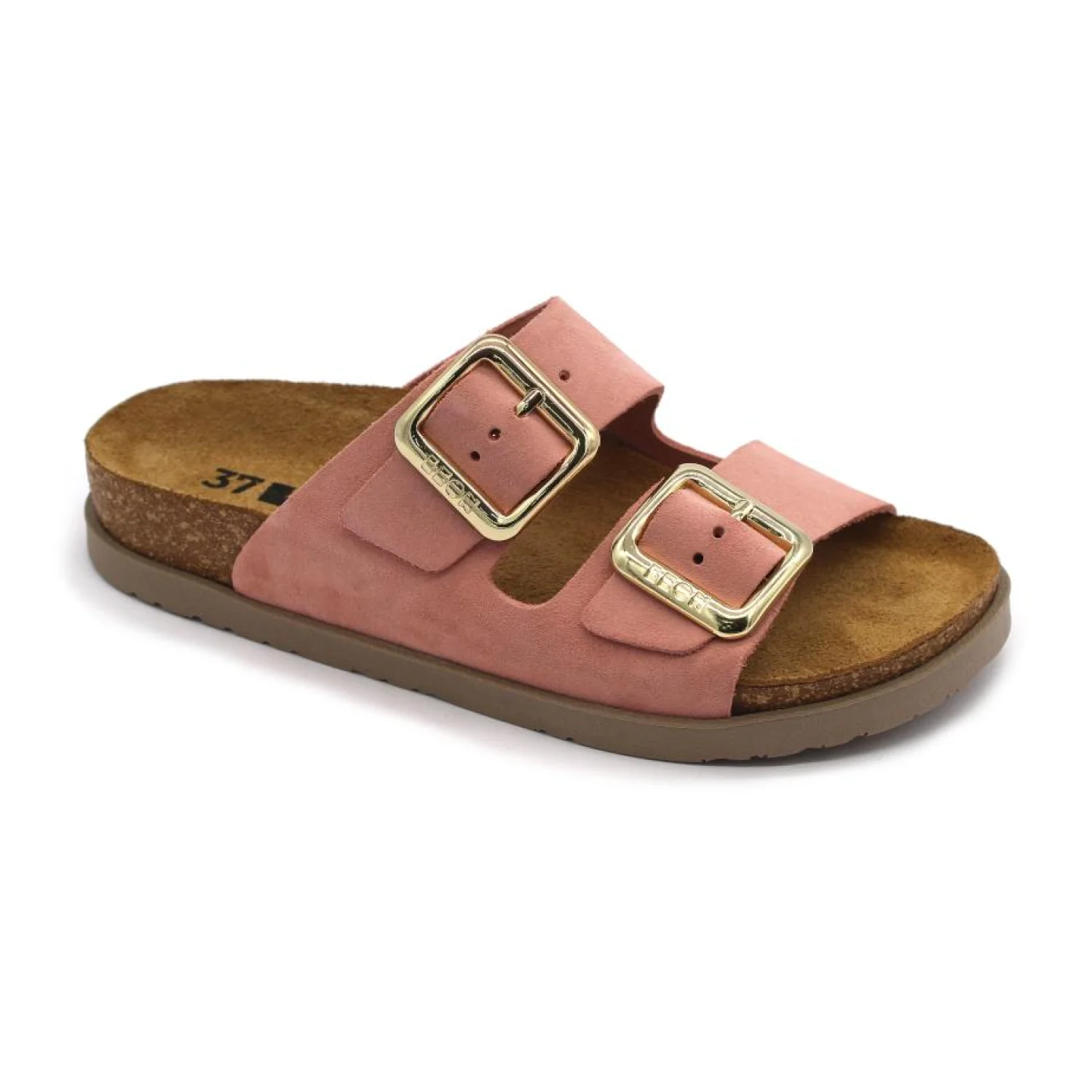 LEON 7010 női bőr papucs Rose