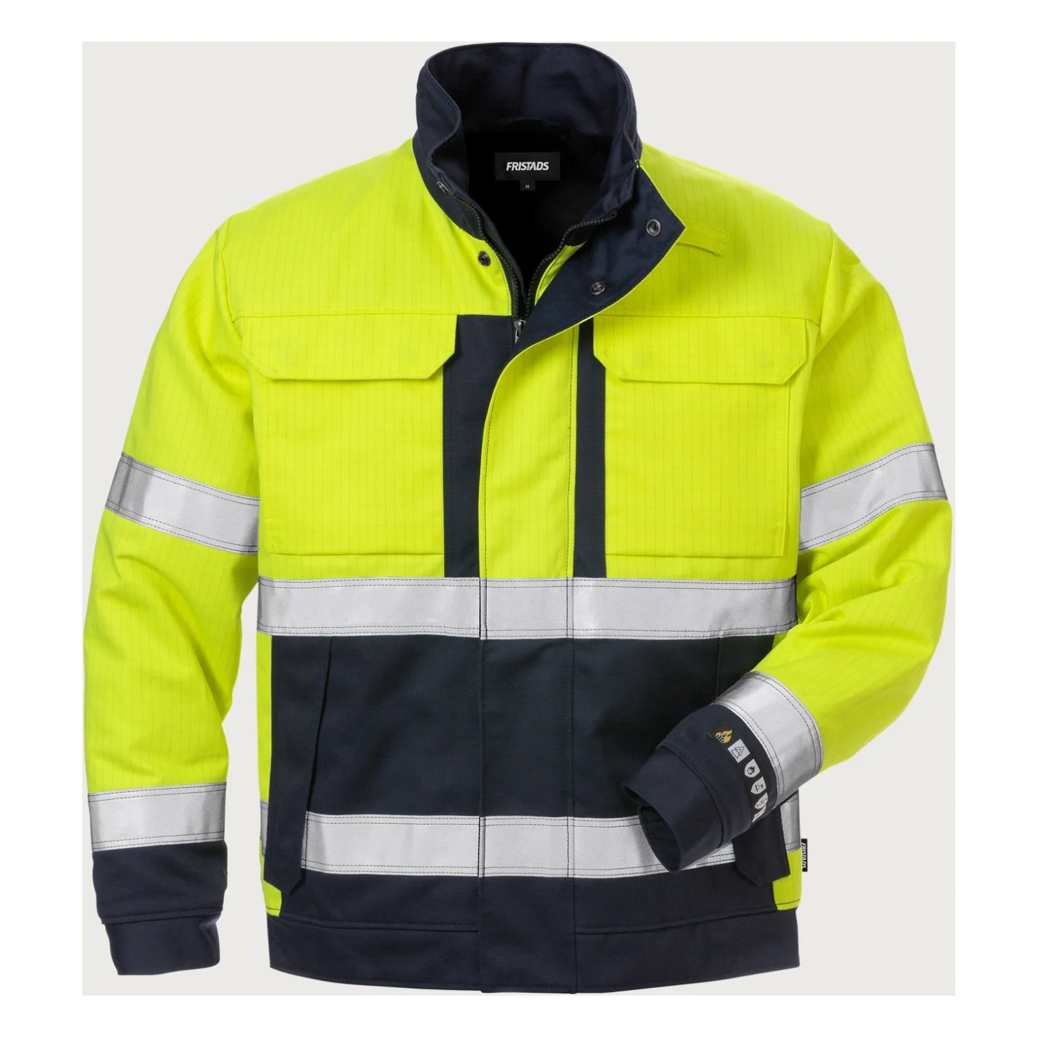 Fristads Flame high vis téli dzseki cl 3 4588 FLAM Hi-Vis sárga/matrózkék