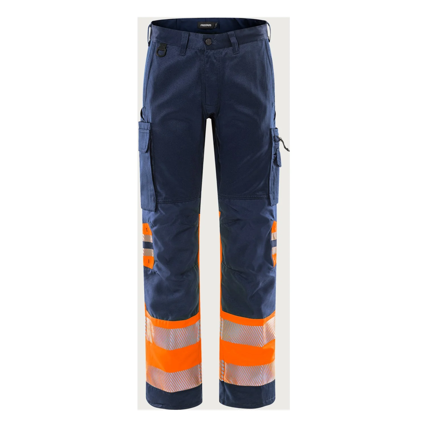 Fristads High vis sztreccs nadrág cl 1 2705 PLU Hi-Vis narancssárga/matrózkék