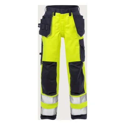 Fristads Flame high vis szakiparos nadrág, női cl 2 2589 FLAM