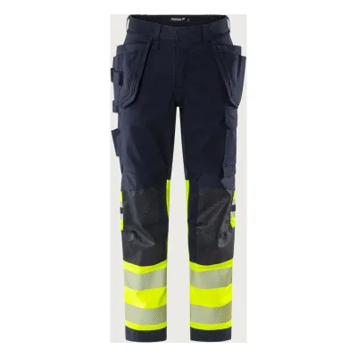 Fristads Flamestat Green high vis szakiparos sztreccs nadrág aramid class 1 2940 GFS