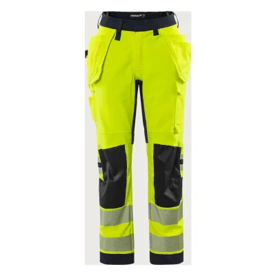 Fristads Flamestat Green high vis szakiparos sztreccs nadrág aramid női class 2 2943 GFS