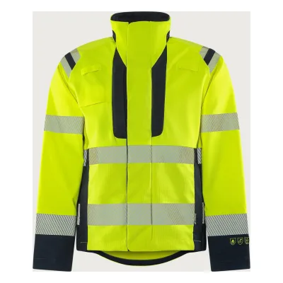 Fristads Flamestat Green high vis sztreccs dzseki class 3 4940 GFS