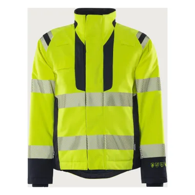 Fristads Flamestat Green high vis sztreccs téli dzseki class 3 4942 GFS