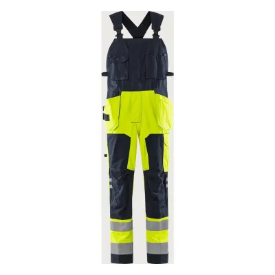 Fristads Flamestat high vis kantáros nadrág cl 2 1075 ATHS