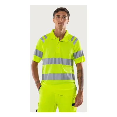 Fristads High vis Green funkcionális ingpóló Class 3 7861 GPST
