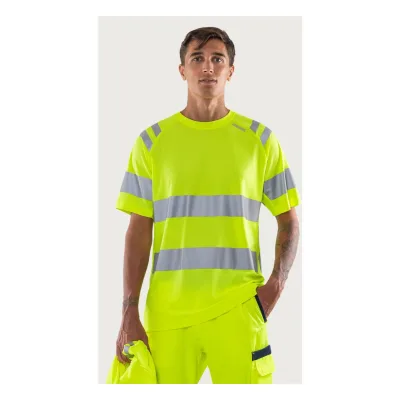 Fristads High vis Green funkcionális póló Class 3 7860 GPST