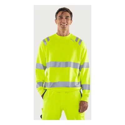 Fristads High vis Green pulóver, class 3 7862 GPSW