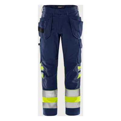 Fristads High vis Green szakiparos nadrág class 1 2640 GPLU