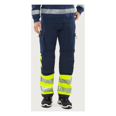 Fristads High vis Green sztreccs nadrág class 1 2647 GSTP