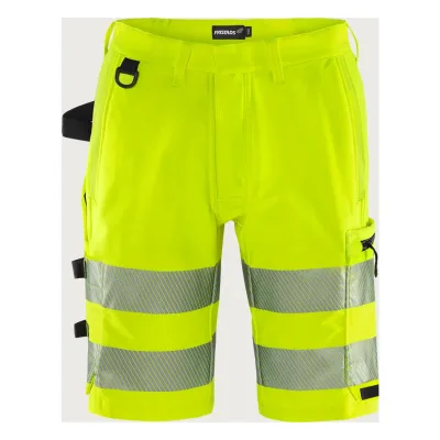 Fristads High vis Green sztreccs rövidnadrág class 2 2648 GSTP