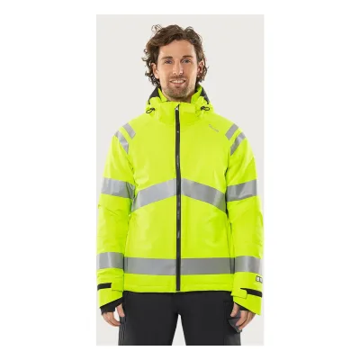 Fristads High vis Green sztreccs téli dzseki class 3 4682 GLPS
