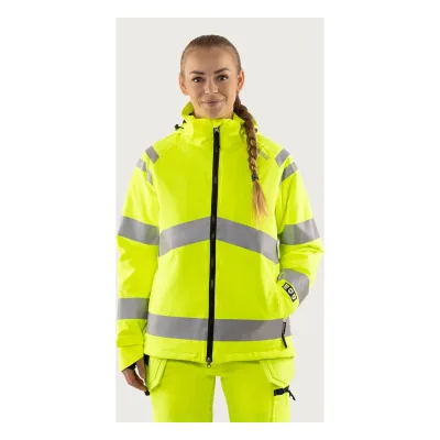 Fristads High vis Green sztreccs téli dzseki női class 3 4683 GLPS