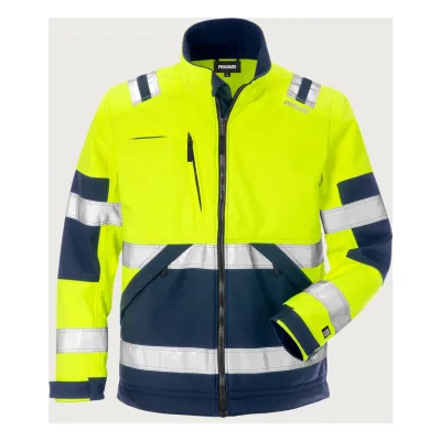 Fristads High vis softshell dzseki cl 2 4083 WYH