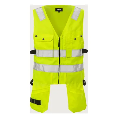 Fristads High vis szakiparos mellény cl 2 5003 GPLU