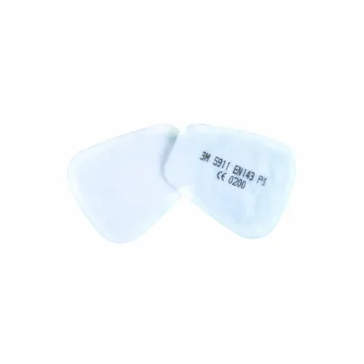 3M 5911 P1 R részecskeszűrő előszűrő – 1 pár (2 db) légzésvédő tartozék