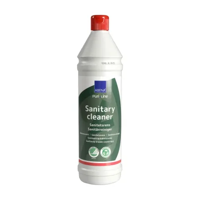 Abena Puri-Line savas kémhatású szanitertisztító, színnel és illattal, 1000 ml flakon