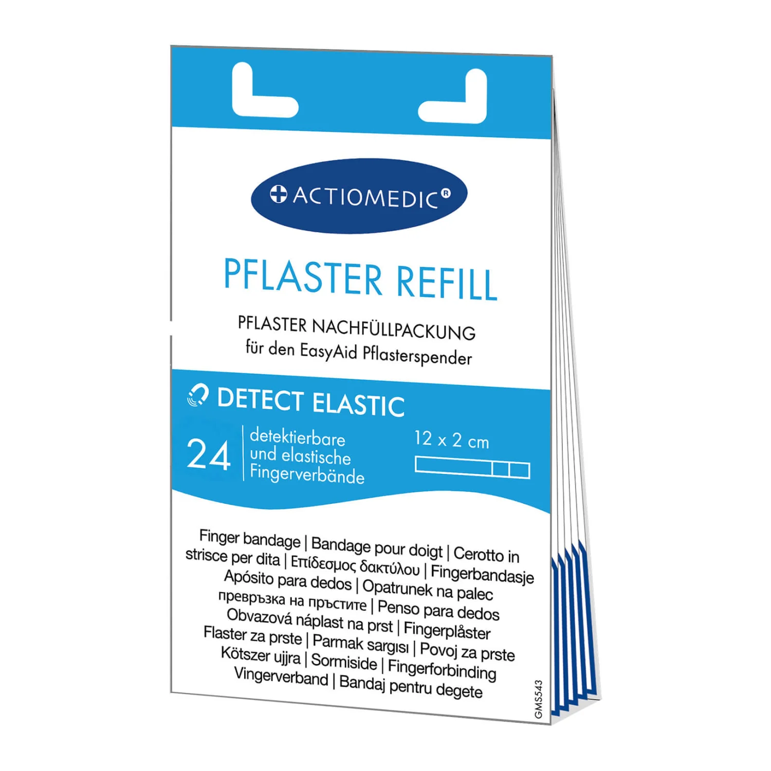 Actiomedic EasyAid DETECT ELASTIC hosszú sebtapasz-utántöltő, 120 × 20 mm