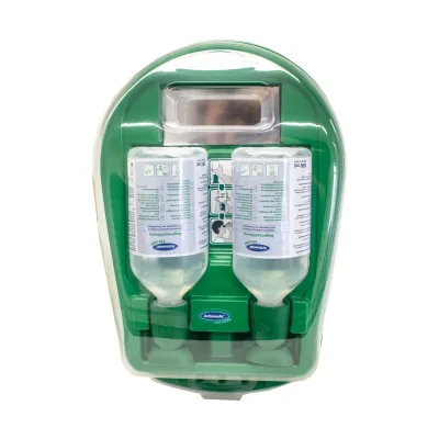 Actiomedic EYE CARE Medidrop I Design szemkimosó állomás 2 x 500 ml 0.9% nátrium-klorid oldattal